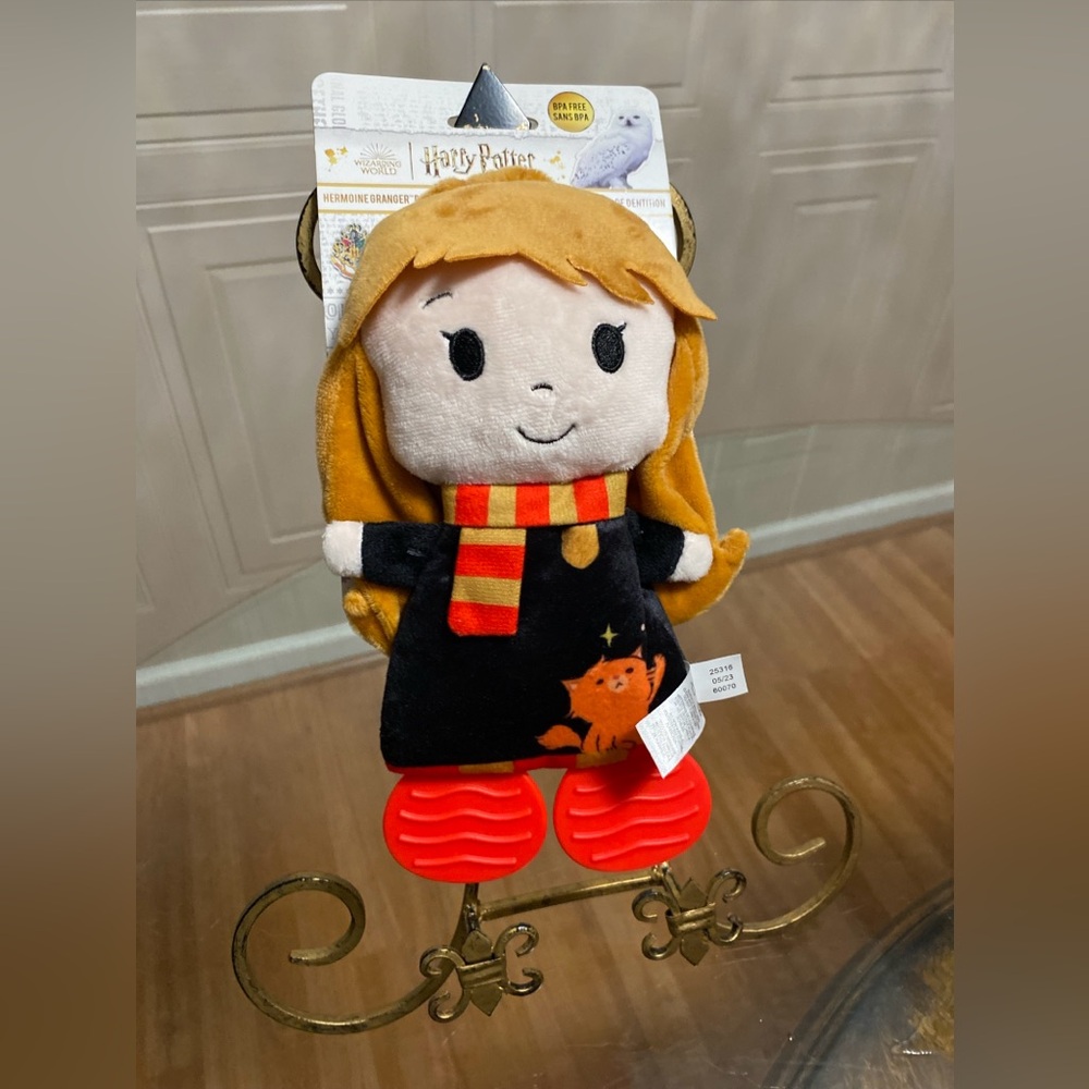 Wizarding World Harry Potter - Hermione Granger Blanky With Teether Feet 8” NEW
